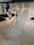 Art Deco Vintage Glass and Lucite Dining Table With Chairs For Sale - Image 3 of 7