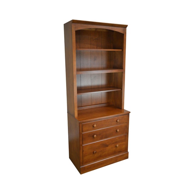 Ethan Allen Country Colors Collection Maple Bookcase Top File