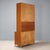 Vintage Larch Veneer, Brass and Glass Display Bookcase, 1960s For Sale - Image 10 of 11