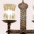 Pair of wrought iron 2 branch wall sconces Wear consistent with age and useMeasures : 33cmx19cm H:43cm Materials : wrought...