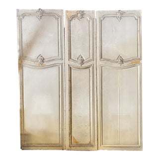 French 18th Century Painted Chateau Panels -Set of 3 For Sale