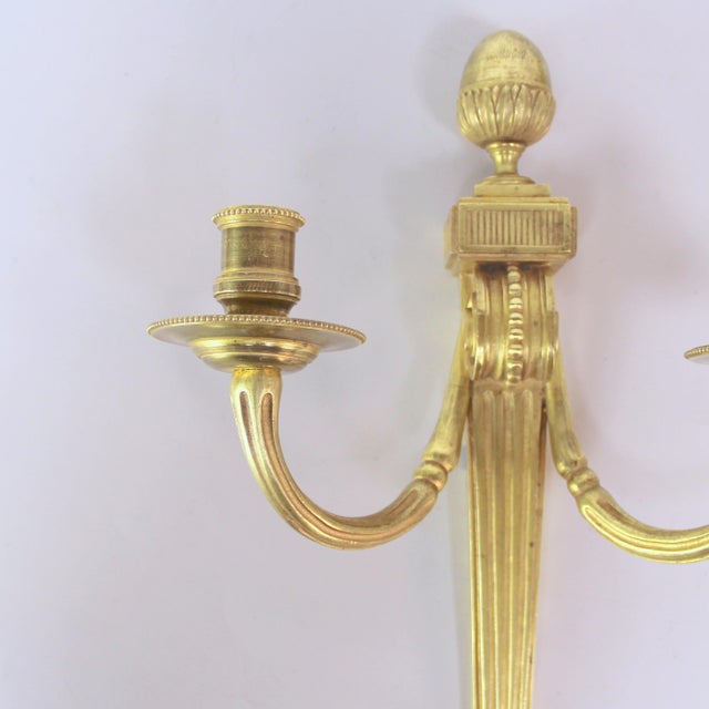 Bronze Wall Sconces, 1920s, Set of 2 For Sale - Image 4 of 9