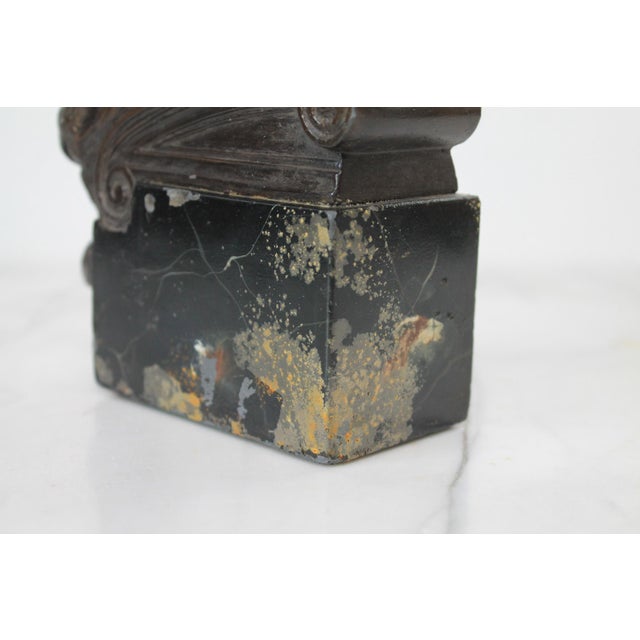 Vintage Female Figure Bookend Sculpture For Sale - Image 9 of 12
