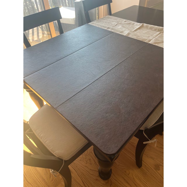Traditional Pottery Barn Solid Mahogany Montego Dinning Table For Sale - Image 3 of 6