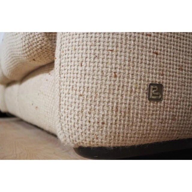 Sofas and Armchair in Wool from Busnelli, 1970s, Set of 3 For Sale - Image 15 of 18