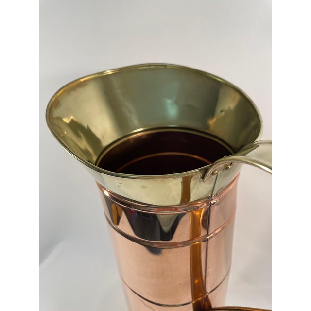 Metal Vintage Mid Century 5 Kan Copper Coal Scuttle Umbrella Stand For Sale - Image 7 of 18