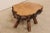 Wood Spanish Burl Wood Slab Rustic Coffee Table For Sale - Image 7 of 12