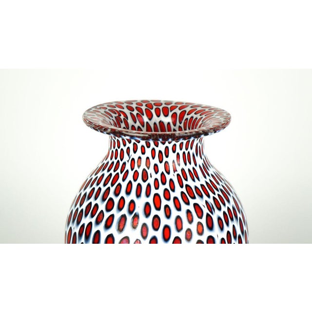 Black Murrina Millefiori Glass Vase by Urban for Made Murano Glass, 2020 For Sale - Image 8 of 13