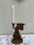 Metal Vintage Brass Angel Candle Holder For Sale - Image 7 of 11