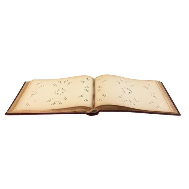 French French Cartes Postales Leather Book For Sale - Image 3 of 8