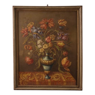 Still Life, 1960, Oil on Panel, Framed For Sale