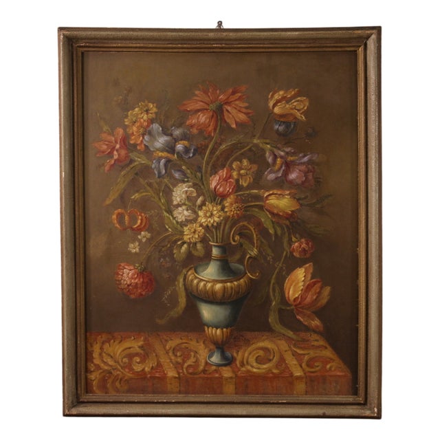 Still Life, 1960, Oil on Panel, Framed For Sale