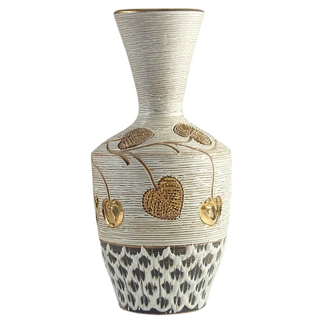 Italian Struffitto Vase from Fratelli Fanciullacci, 1960s For Sale
