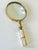 Ivory Vintage Mother of Pearl Magnifying Glass For Sale - Image 8 of 11