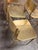 Metal Cb2 Oro Gold Dining Chairs, Set of Four For Sale - Image 7 of 12