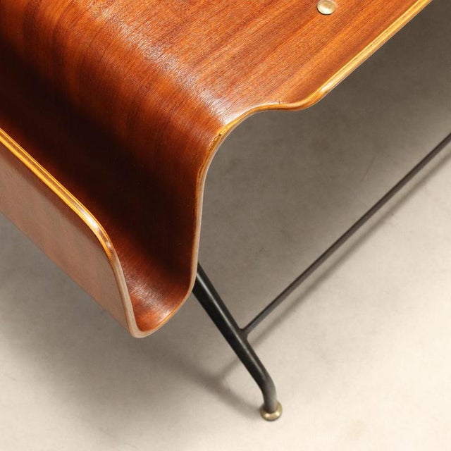 Coffee Table attributed to Industria Legni Curvati, 1950s For Sale - Image 3 of 9