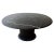 Vintage Marble and Ebonized Wood Oval Extendable Dining Table, 1980s For Sale - Image 12 of 12