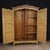 Small 20th Century Lacquered, Gilded and Painted Piedmontese Wardrobe, 1950s For Sale - Image 6 of 13