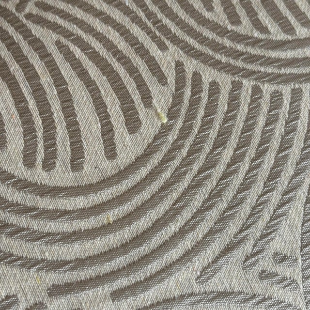 Cream Contemporary Down Pillow Pair For Sale - Image 8 of 9