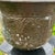 English Vintage Patinated Hammered Brass Planter/Jardiniere Ring Handles Repousse Floral Design For Sale - Image 3 of 12