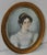 Fine Miniature Portrait of a Young Lady W/ Corkscrew Curls C.1850s For Sale - Image 4 of 4