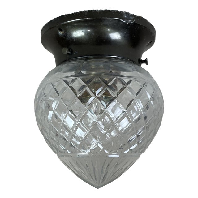 Antique Swedish Art Nouveau Ceiling Lamp, 1890s For Sale