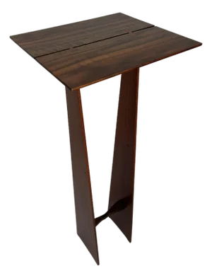 2000s Custom Enzo Tall Sculptural Side Table - 1 Piece
