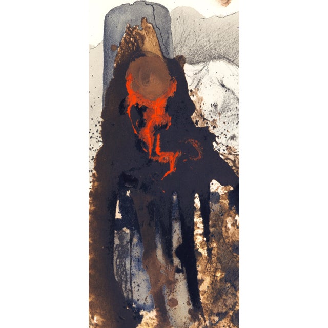 Color lithograph "Iesus Flagellatus" (Jesus Flagellation, John Chapter 19) from Salvador Dalí's monumental five-volume...