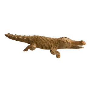 Vintage African Crocodile Sculpture