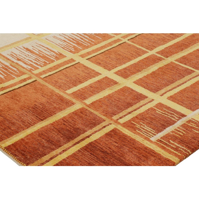 Rug & Kilim’s French Art Deco Rug With Vibrant Geometric Patterns For Sale In New York - Image 6 of 7