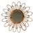 Vintage Rattan Sun Mirror, 1950s For Sale