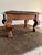 19th Century 19th Century Antique Walnut Footstool With Floral Needlepoint Cushion For Sale - Image 5 of 18