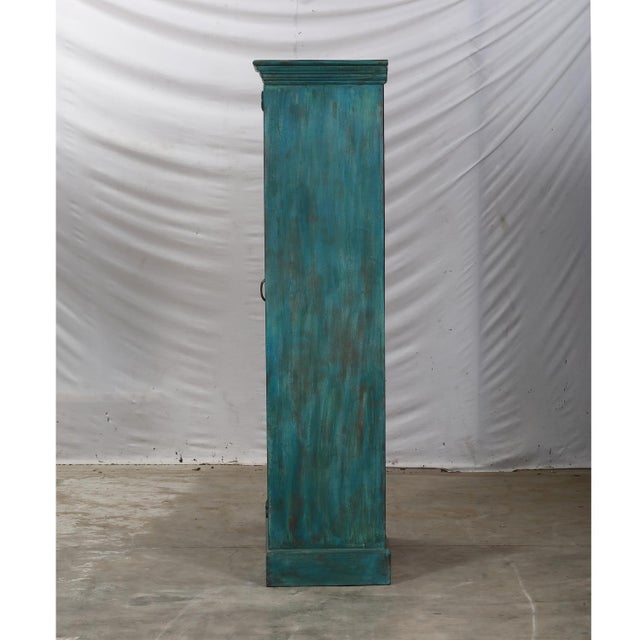 Armoire Constructed From Antique Indian Teakwood Doors and Elements For Sale - Image 4 of 6