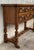 Early 20th Century 19th Century Catalan Spanish Carved Walnut Console Sofa Table, Four Drawers For Sale - Image 5 of 18