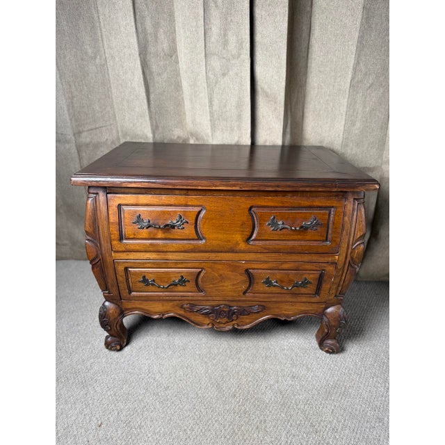 Louis XV Dutch Chest of Drawers, 1960s, Set of 2 For Sale - Image 3 of 14