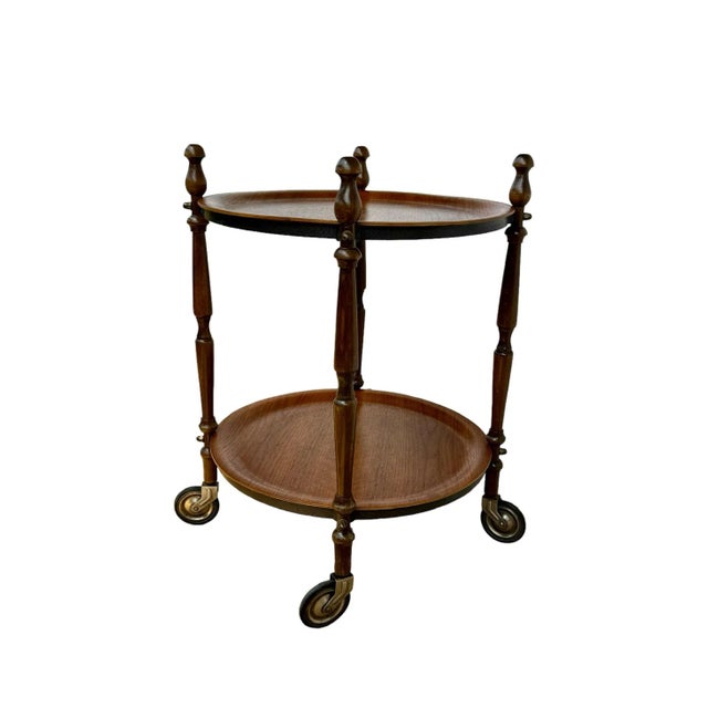 Danish Round Trolley, 1960s For Sale - Image 3 of 9