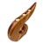 Two-Tone Wood Carved Tea Light Candle Holder For Sale