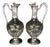 Silver 950 and Crystal Ewers from Puiforcat, Set of 2 For Sale