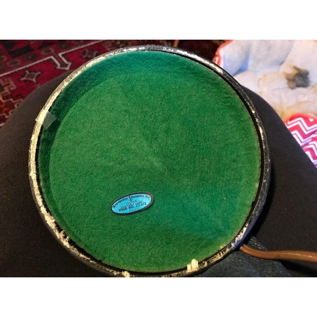 1970s George Kovacs Chromed and Black Table Lamp With Original Black Shade For Sale - Image 10 of 11