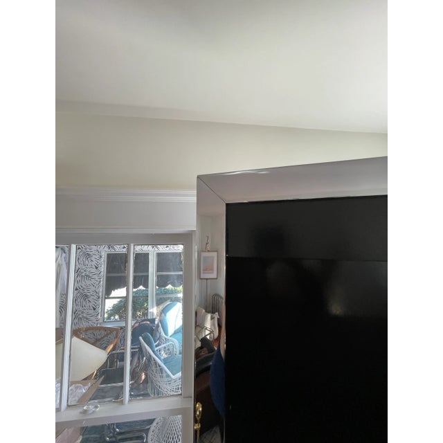 1970s Mid Century Milo Baughman for John Stuart Open Chrome Frame Bookcase For Sale - Image 5 of 7