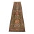 Kazak Runner 2’8” X 10’1” Brown Wool Traditional Hand-Knotted Oriental Rug For Sale