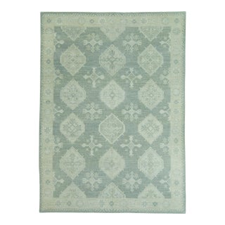 Turkish Oushak Rug 9' x 12'5" #19508 For Sale