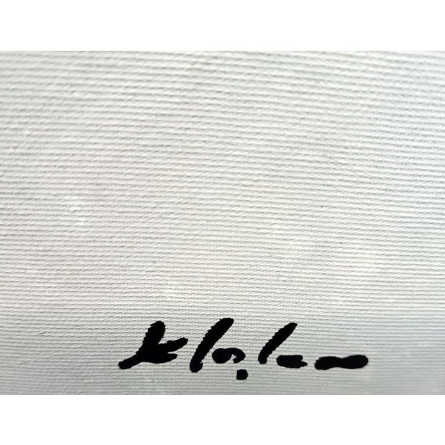 Early 21st Century Ovidiu Kloska, Eternity Written in Mist August 20, 2025, Acrylic on Canvas For Sale - Image 5 of 12