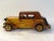 Cool pair of model antique all wood cars with rolling wheels. Beautifully detailed. Dimensions: roadster, 15"L x 5.25"W x...