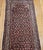 Vintage Persian Tabriz Long Runner, Hand-Woven Wool, All Over Herati Pattern, Navy & Ivory, 3x16 For Sale - Image 15 of 16