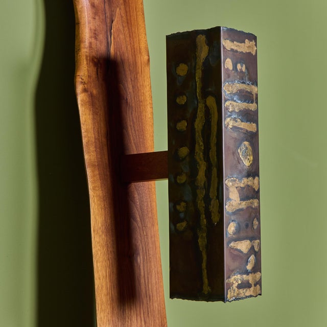 Mid-Century Modern Phillip Lloyd Powell and Paul Evans Queen Headboard For Sale - Image 3 of 12