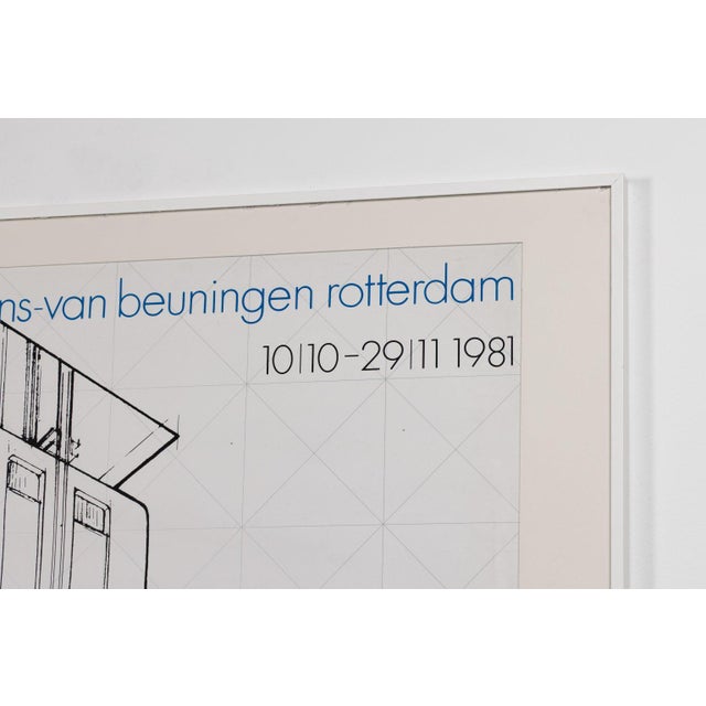 Paper Booijmans Van Beuningen Exhibition Poster by Jean Prouvé, 1981 For Sale - Image 7 of 13