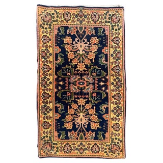 Small Vintage Sarouk Rug, 1980s For Sale