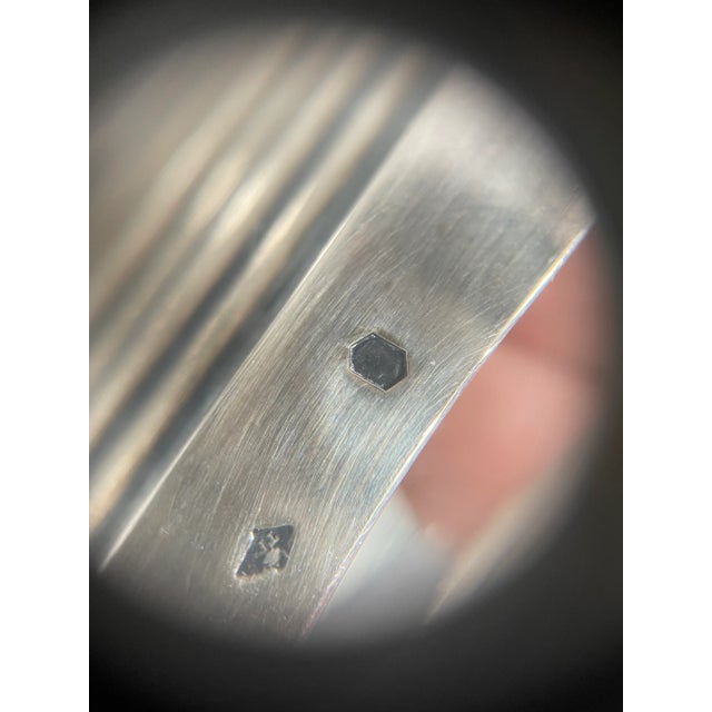 19th Century French Sterling Silver & Crystal Pitcher by Tetard Freres For Sale - Image 12 of 12