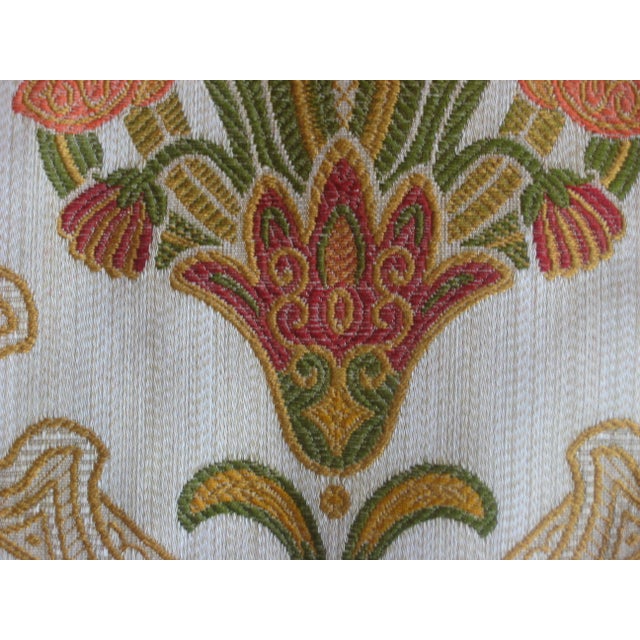 Pair of Vintage Curtains Art Nouveau Style For Sale - Image 9 of 15